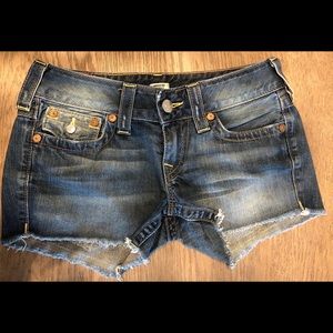 True Religion Keira shorts size 27